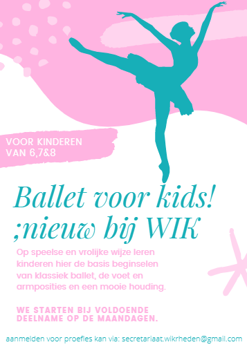 Lees meer over het artikel Nieuw!! Klassiek ballet voor kinderen & Body Balance voor volwassenen